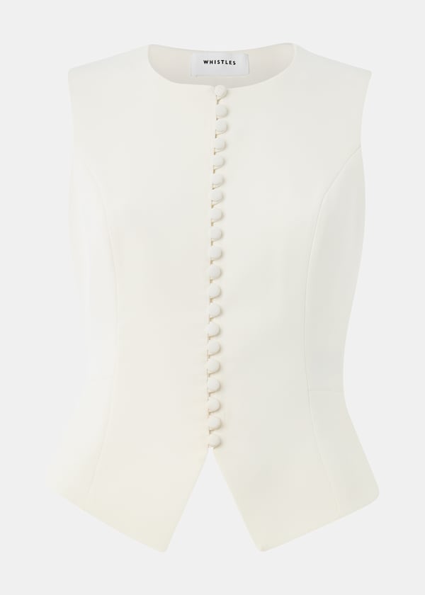 Ivory Andie Wedding Waistcoat